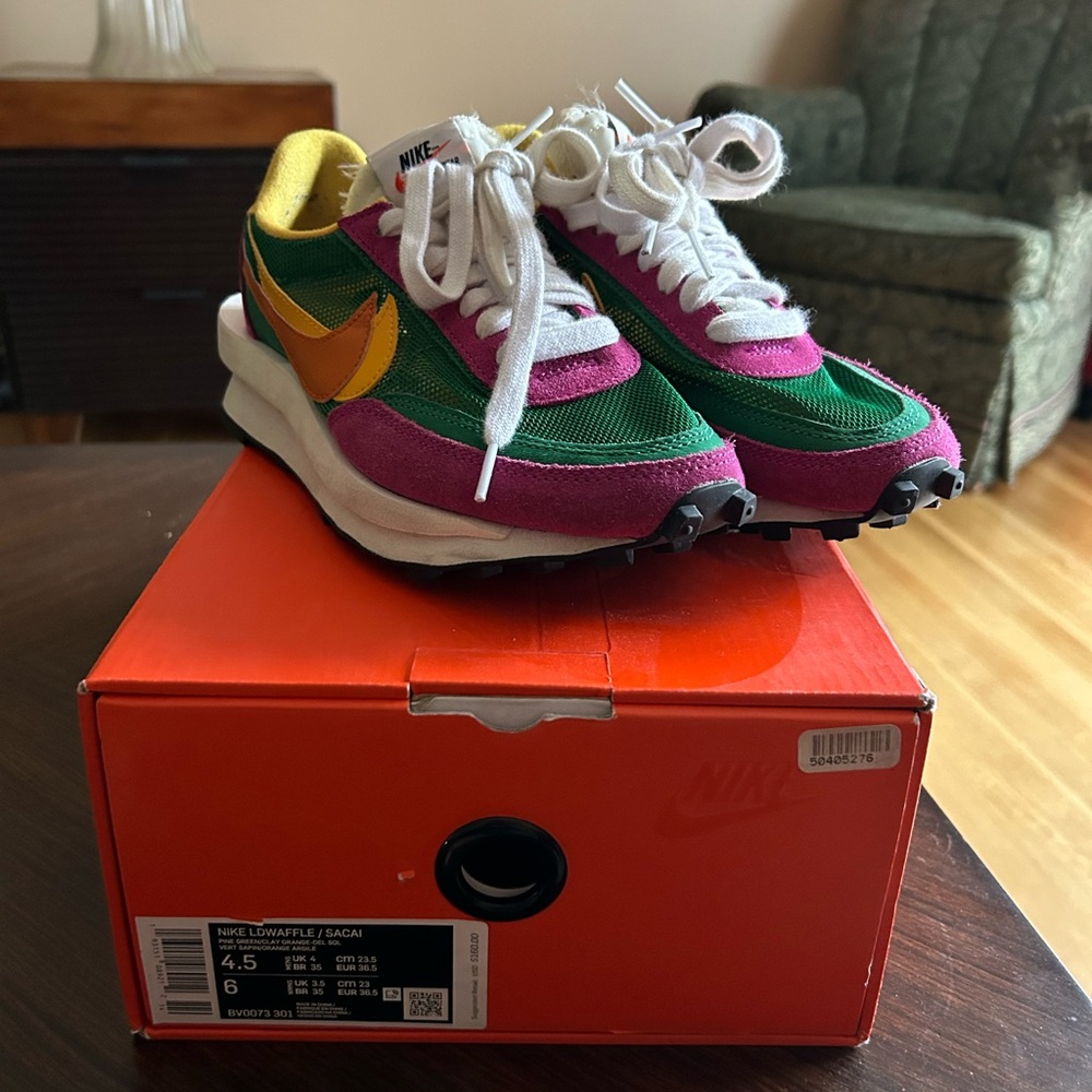 Nike LD Waffle Sacai Pine Green -2019